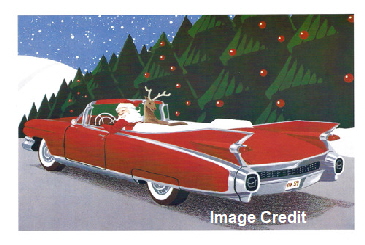 CLASSIC AUTO CHRISTMAS CARDS